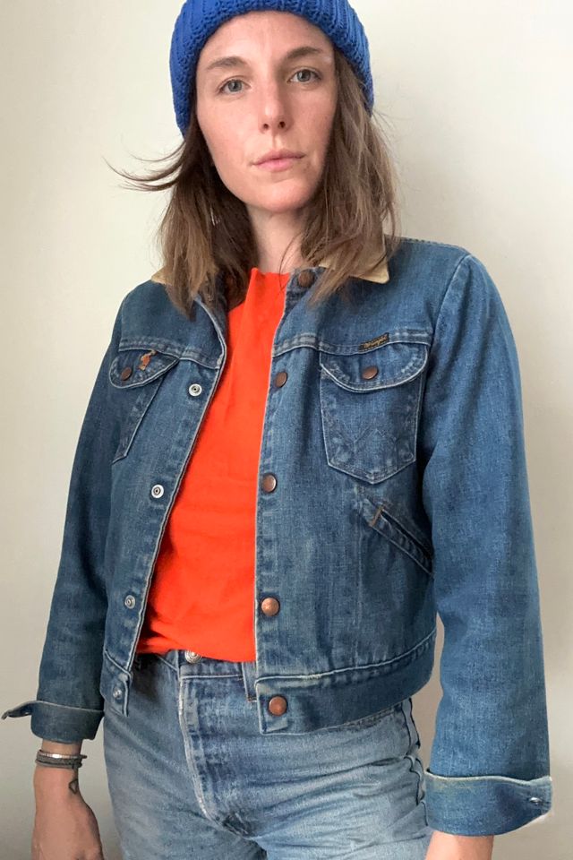 1970s wrangler denim jacket hotsell