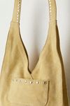 Knox Studded Suede Shoulder Bag
