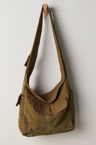 Wax Saddle Bag by FP Collection at Free People in Green