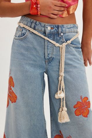 Free People ★ We The Free Tinsley Printed Jeans We The Free Tinsley Baggy High-Rise Printed Jeans | Free People