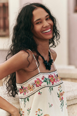 Kalua Shell Necklace by Free People in Black
