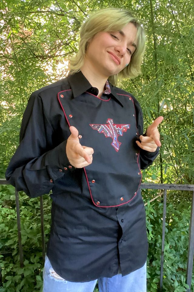 Vintage 1990s Western Bibbed Shirt Selected by Cherry #1