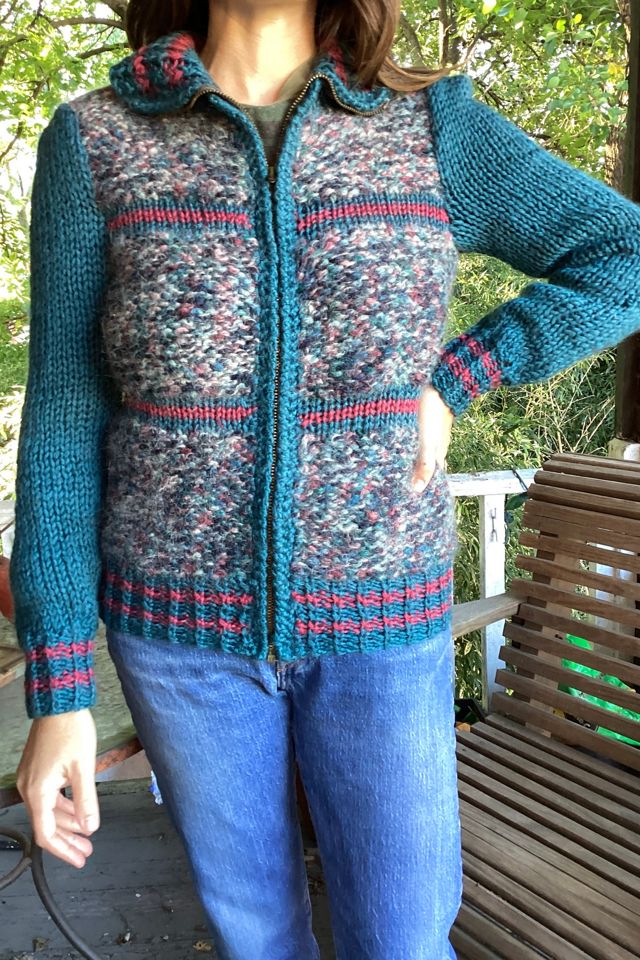 Vintage 1970s Knit Cardigan Selected by Cherry #1