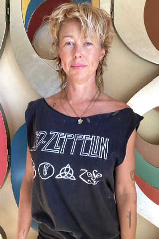 Vintage 1990s Customized Led Zeppelin 4 Tee Selected by Cherry
