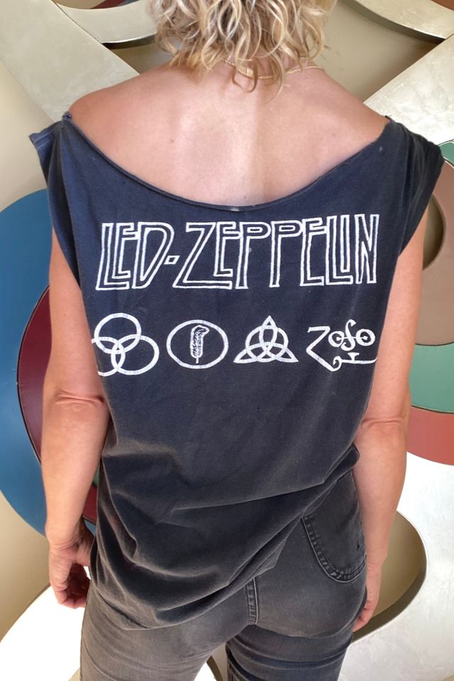 Vintage 1990s Customized Led Zeppelin 4 Tee Selected by Cherry #1