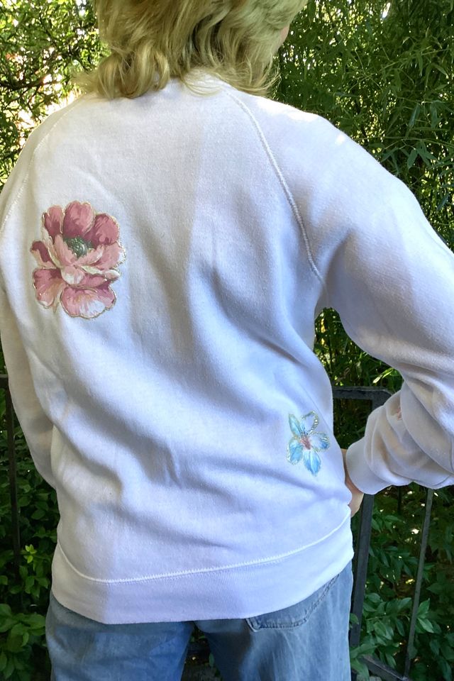 Vintage 1990s Customized Floral Sweatshirt Selected by Cherry #1