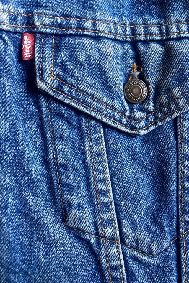 1980s Levis Flannel Lined Denim Jacket Selected By Ritual Vintage #3