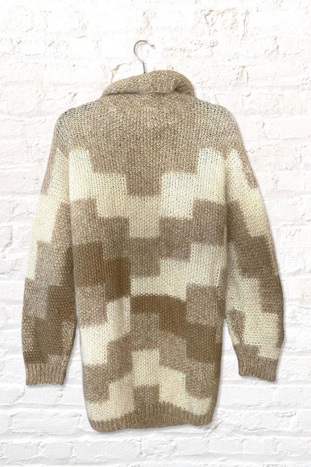 1980s Fluffy Graphic Sweater Or Dress Selected By Ritual Vintage #1