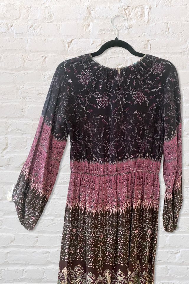 Vanessa Bruno Silk Moody Paisley Midi Dress Selected By Ritual Vintage #3