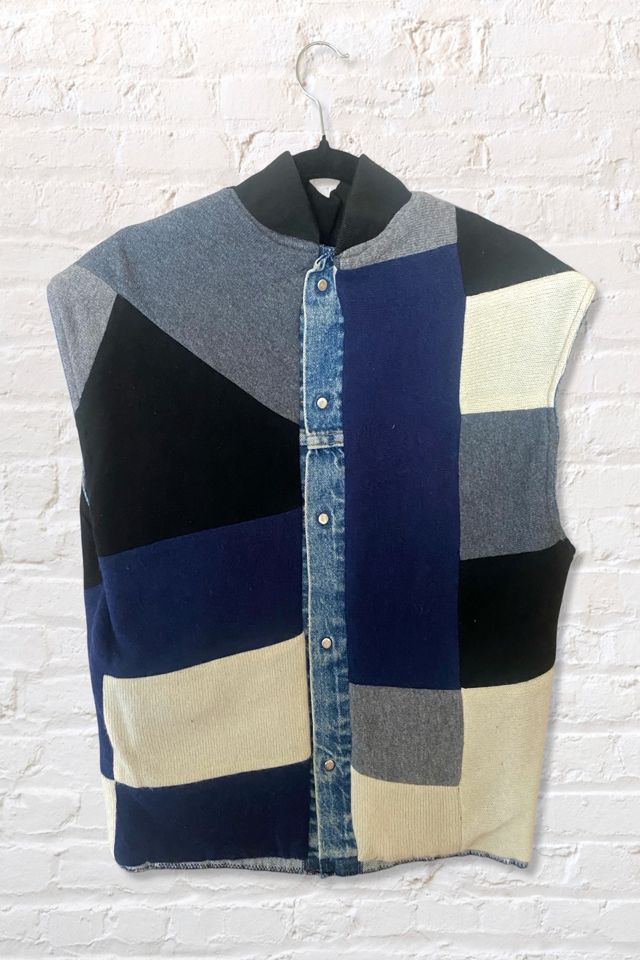 Vintage Levis Cashmere Lined Denim Vest Selected By Ritual Vintage #2