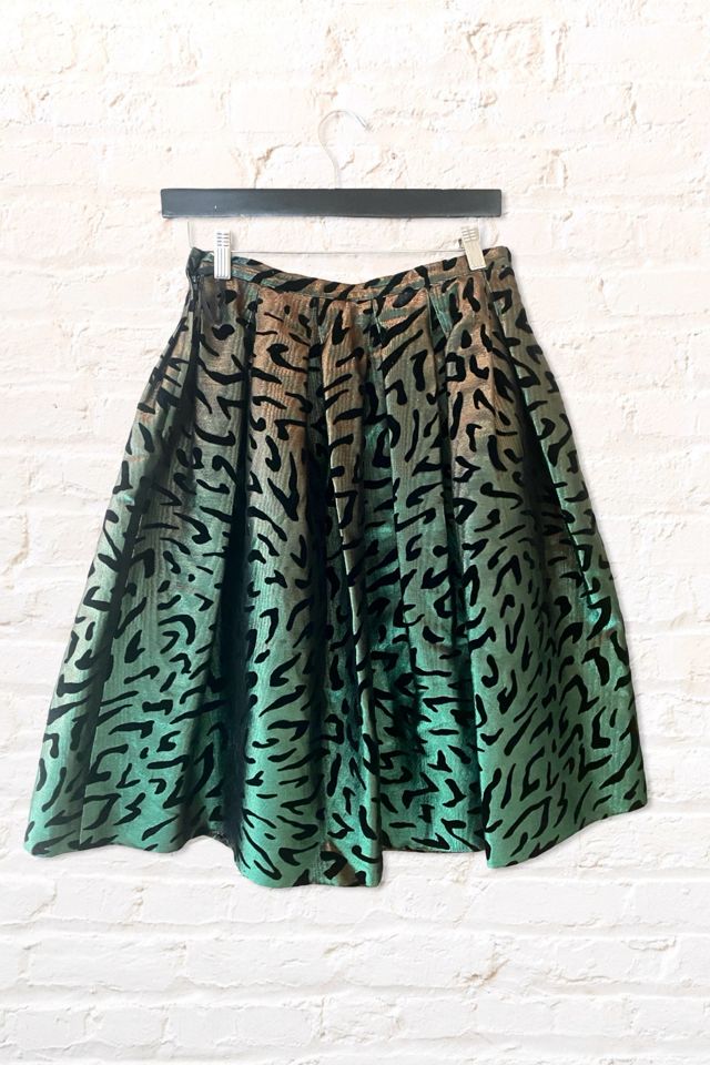 1980s Guy Laroche Metallic Zebra Party Skirt Selected By Ritual Vintage #2