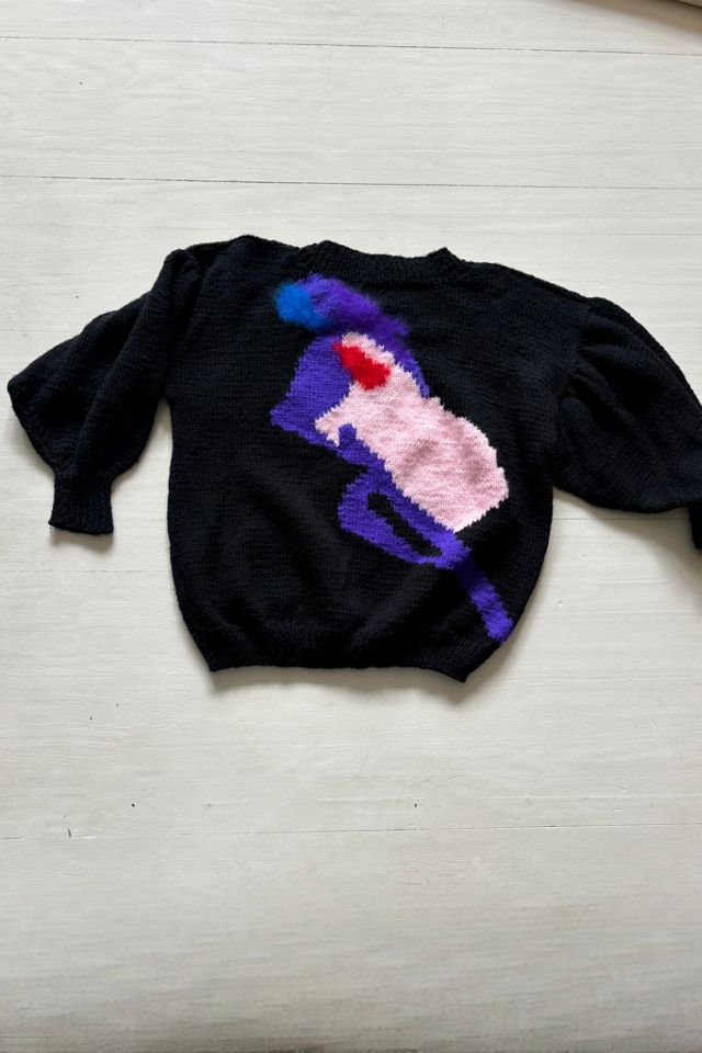 Vintage Hand Knit Fair Isle Sweater Selected By Atlantic Vintage #1