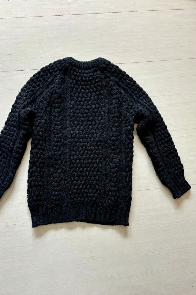 Vintage Hand Knit Cable Sweater Selected By Atlantic Vintage #2