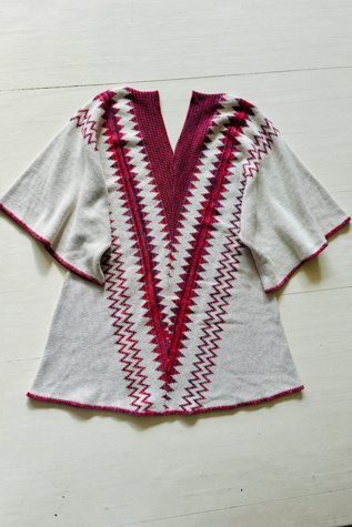 Vintage Boho Argyle Sweater Selected By Atlantic Vintage