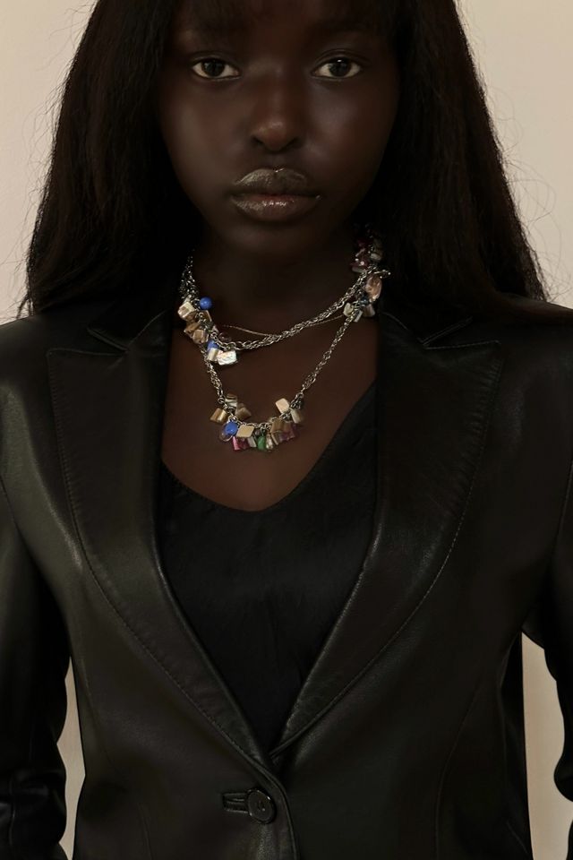 Vintage 90's Beaded Charm Necklace Selected By Afterlife Boutique #1