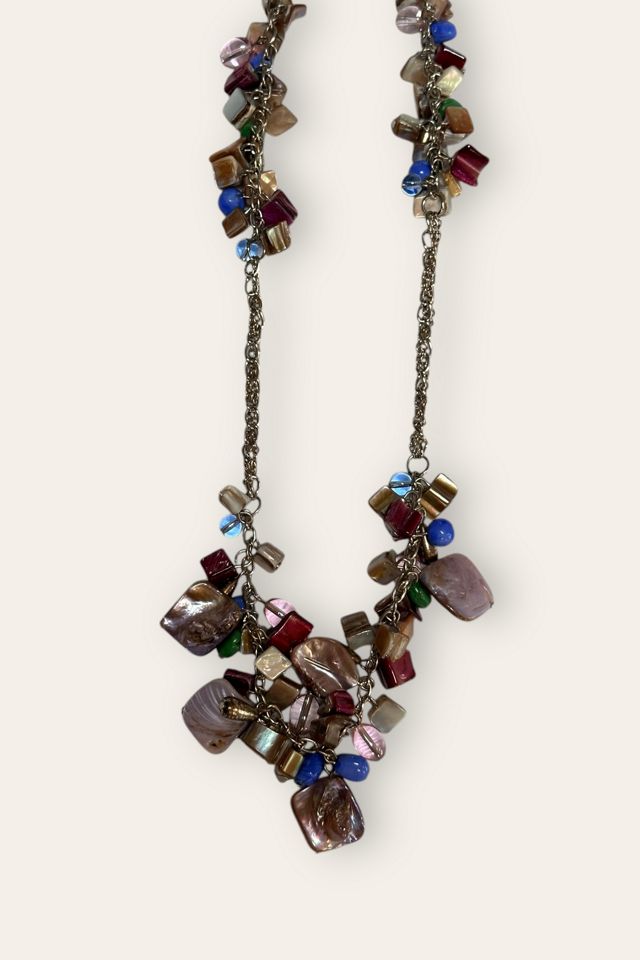 Vintage 90's Beaded Charm Necklace Selected By Afterlife Boutique #3
