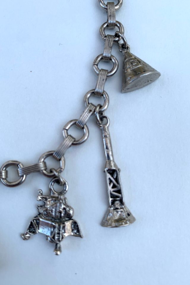 Vintage 1960s Lunar Landing Charm Bracelet Selected by SharpLilTeeth #1