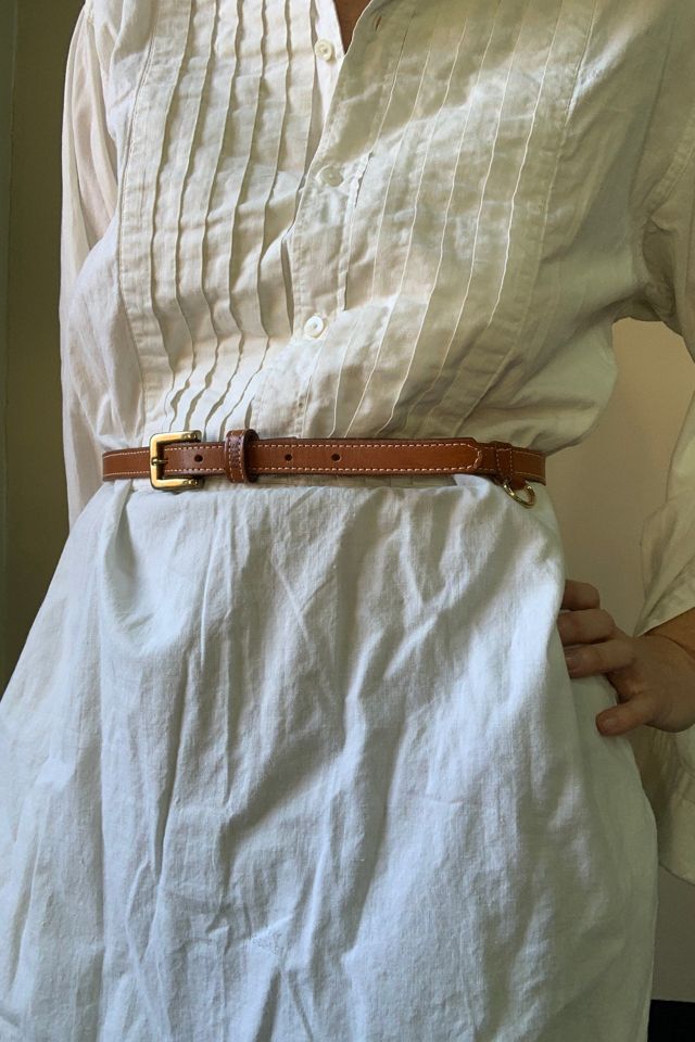 Vintage Leather Belt With Ring Detail Selected by SharpLilTeeth #3