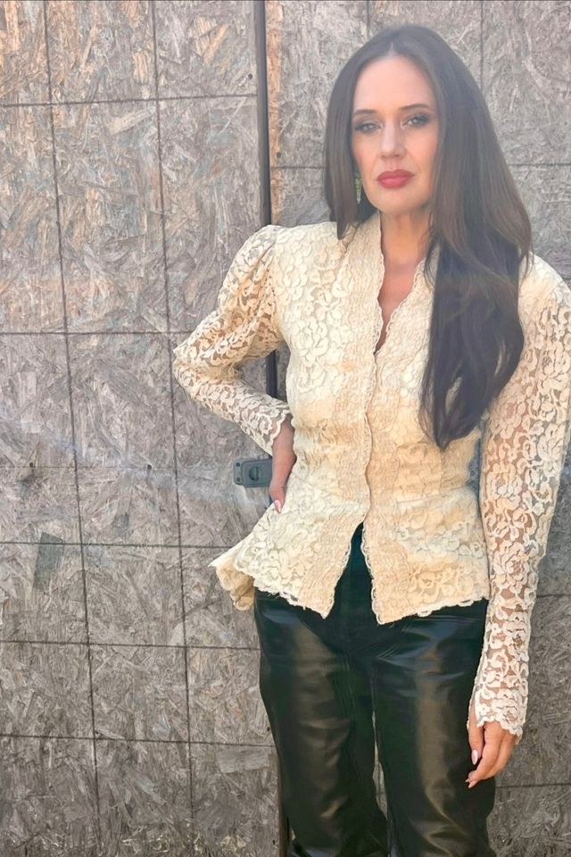 Vintage 1980s Lace Set Suit by Outback Red Selected by Personal Choice #1