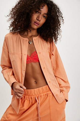 Golden Hour House Shirt by Intimately at Free People in Pink, Size: M
