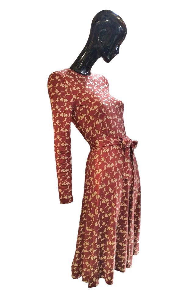 Diane Von Furstenberg Italy 1970's Dress Selected by Garbage Soup #2