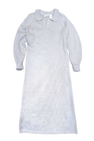 1980's Sweater Knit Maxi Dress Selected Garbage Soup