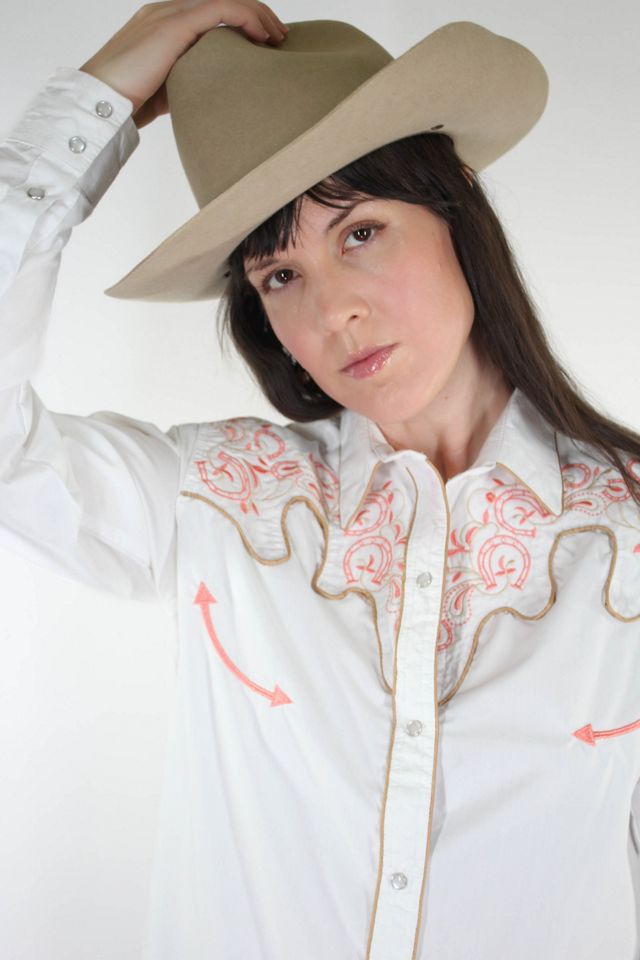Vintage West Tex Horseshoe Embroidered Pearl Snap Shirt Selected By Moons + Junes Vintage #2
