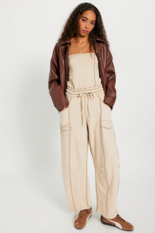 FP One Kaiden One-Piece at Free People in Tan, Size: XL