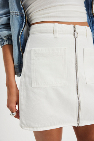 Rolla's A-Line Zip Mini Skirt