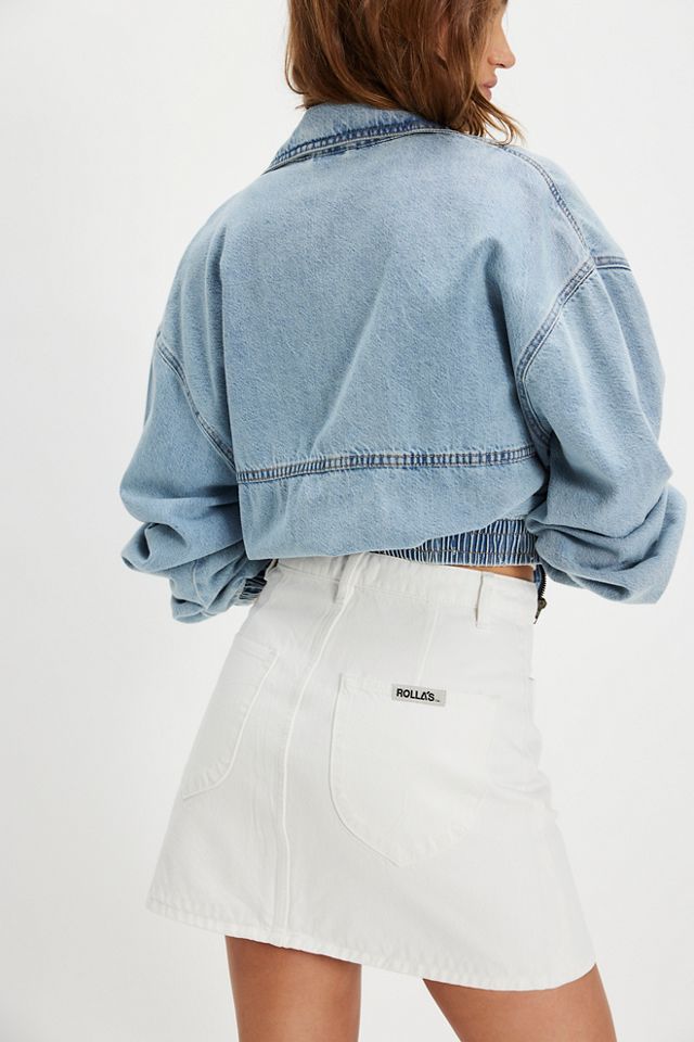 Mini Jupe Zippée A-Line Rolla's #1