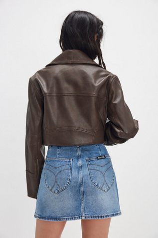 Rolla's A-Line Zip Mini Skirt
