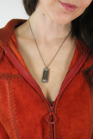 Antique Harmonica Vintage Necklace Selected By Moons + Junes Vintage