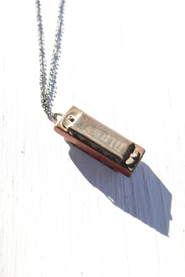 Antique Harmonica Vintage Necklace Selected By Moons + Junes Vintage #1