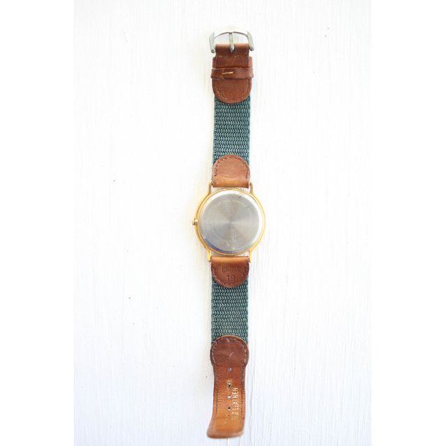 Vintage Mickey Mouse Collectible Leather Watch Selected By Moons + Junes Vintage #3