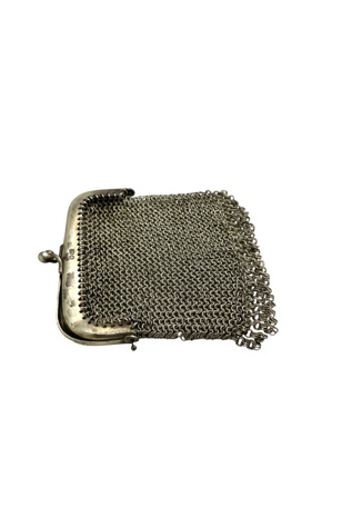 Женская сумка Ankh By Racquel Vintage Sterling Silver Mesh Pouch Selected By Ankh By Racquel, цвет: Серебряный — фото 3