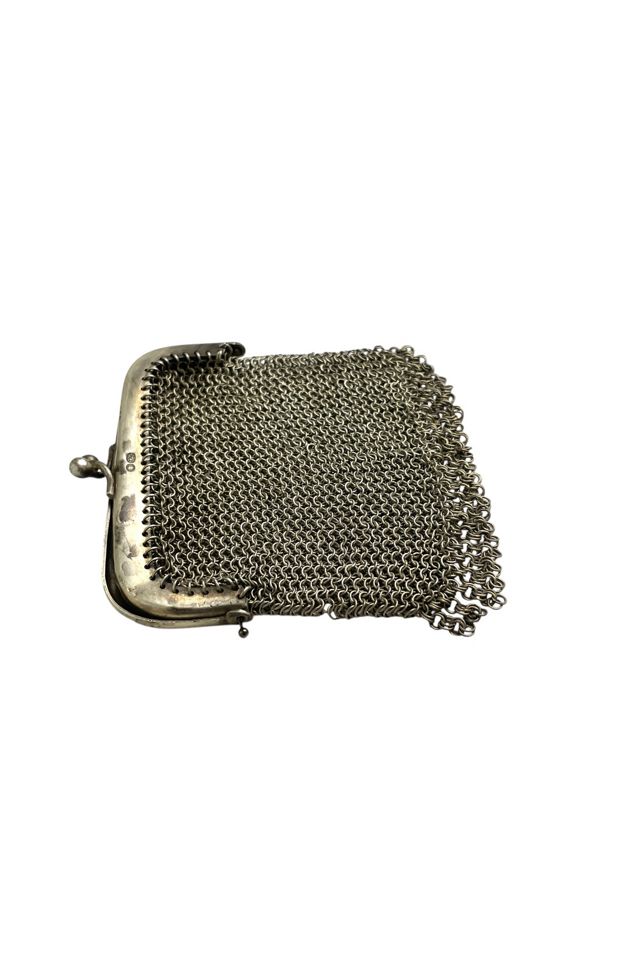 Vintage Silver Mesh Pouch Selected By Ankh By Racquel #2