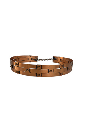 Vintage Copper Statement Belt Selected By Ankh By Racquel