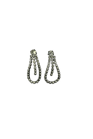 Vintage Rhinestone Dangle Earrings Selected By Ankh By Racquel