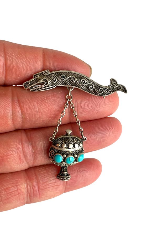 Vintage Silver Brooch Selected By Ankh By Racquel #1