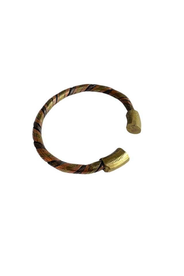 Vintage Mixed-Metal Bangle Bracelet Selected By Ankh By Racquel #2