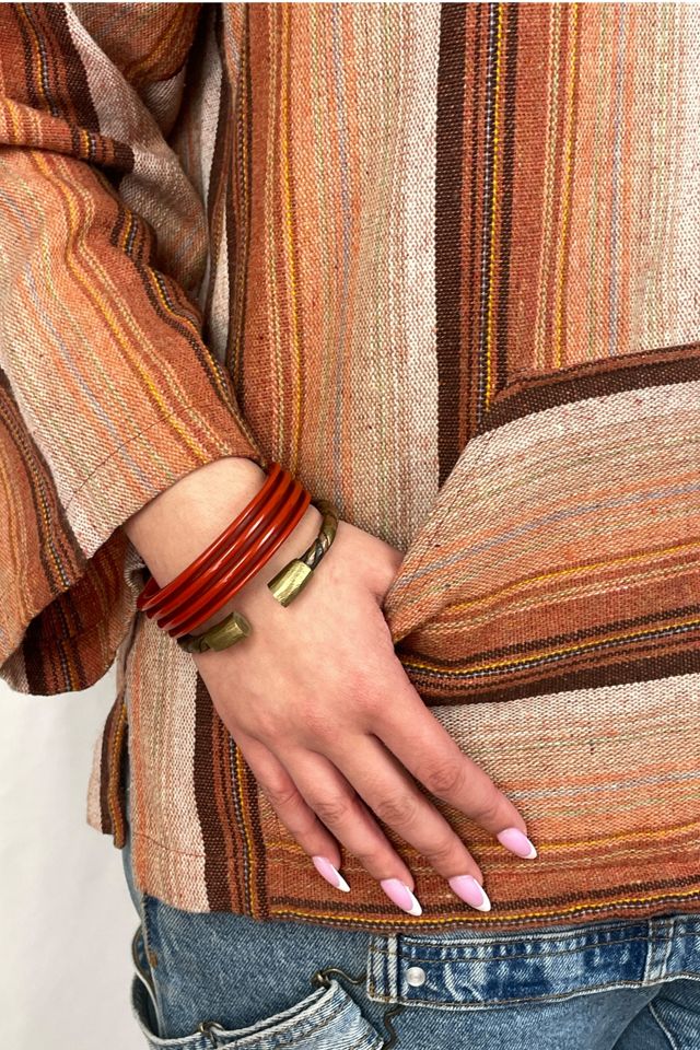 Vintage Mixed-Metal Bangle Bracelet Selected By Ankh By Racquel #3