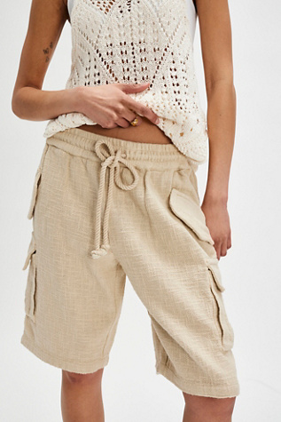 Sea La Vie Shorts at Free People in Tan, Size: L
