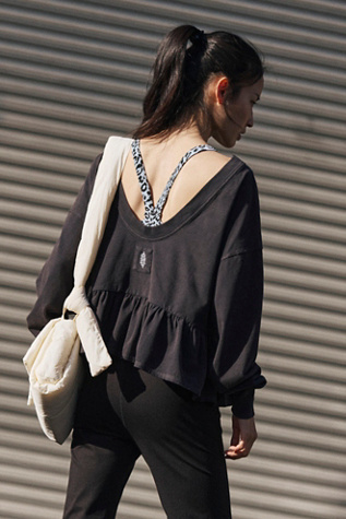 Play Nice Layer Top by FP Movement at Free People in Black, Size: S
