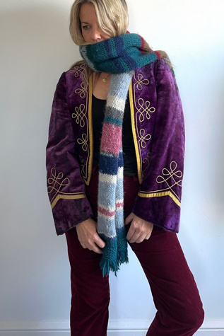 Vintage Purple Velvet Shriners Bolero Selected by KA.TL.AK