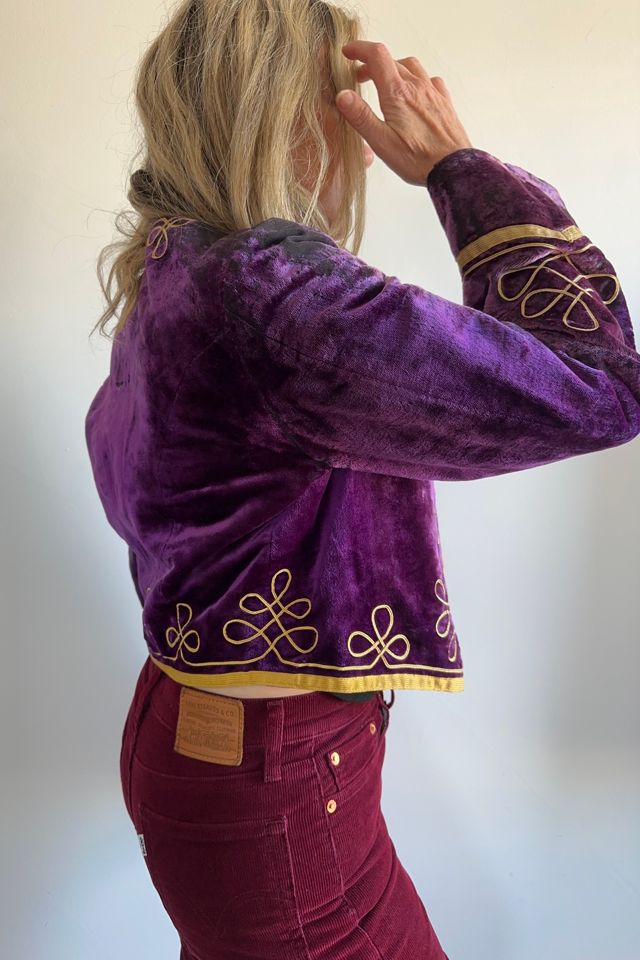 Vintage Purple Velvet Shriners Bolero Selected by KA.TL.AK #2