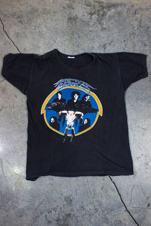 Vintage 70s The Eagles One of These Nights Concert T Shirt Selected by Black Shag Vintage #1