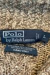 Vintage Polo Ralph Lauren Brown Toggle Cardigan Selected by The Curatorial Dept.