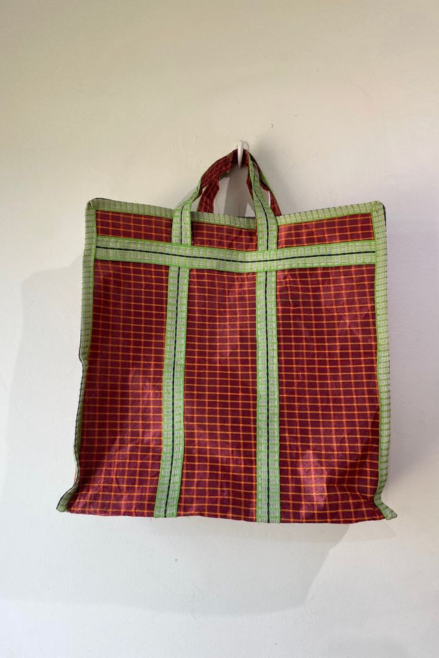 Bode Red & Green Checkered Market Bag Selected by The Curatorial Dept. #2