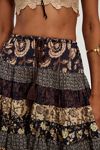 Many Layers Printed Skirt