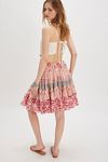 Many Layers Printed Skirt